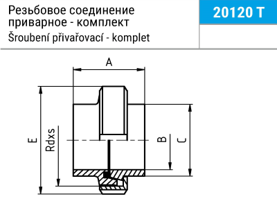 2012-t-2 2012 Т – Резьбовое соединение Тип “Т” Niob Fluid 3