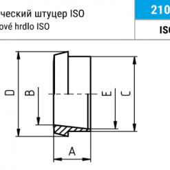 2102 – Конический штуцер ISO Niob Fluid