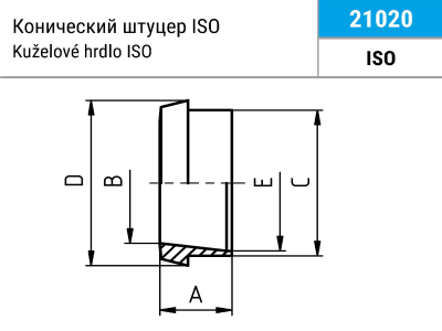 2102-iso 2102 – Конический штуцер ISO Niob Fluid 3