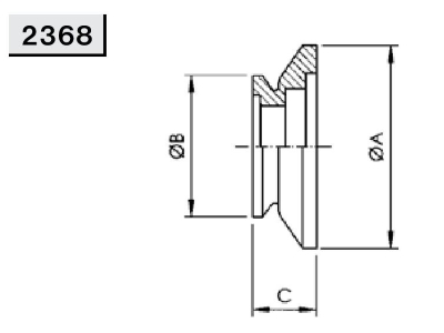2368 2368 Переходник гаролла Niob Fluid 3