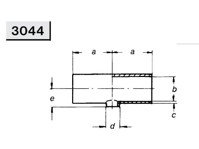 3044 3044 Т-деталь (тройник) С – С – С редукционная Niob Fluid 3