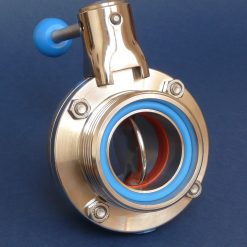 4302 Р20 С Заслонка прямая с пневмоприводом Niob Fluid 9