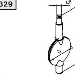 4329 Диск заслонки Niob Fluid