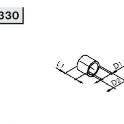 4330 Подшипник диска заслонки Niob Fluid