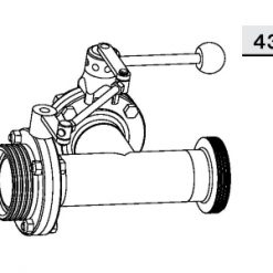 4331 Заслонка трехходовая, сопряженная Р-Р-Р Niob Fluid