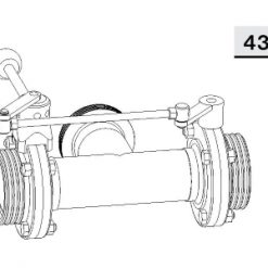 4333 Заслонка трехходовая, сопряженная Р-Р-Р Niob Fluid
