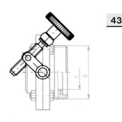 4340 Рычаг ручного управления болтом Niob Fluid