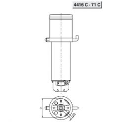 4416 С-71 С Пневмо 2-го действия с к/р головкой Niob Fluid