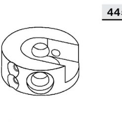 4452 Поворотный включатель Niob Fluid