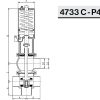 4733 C – Р45 Седельный клапан С-С-С, тип LТ, пневмо Niob Fluid 2