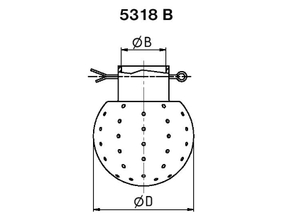 5318v 5318 В Моечная головка 360° (шплинт) Niob Fluid 3