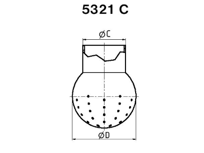 5321s 5321 С Моечная головка 180° (сварка) Niob Fluid 3