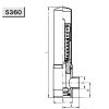 5360 – Ограничительный клапан, Р-С 90° Niob Fluid 2