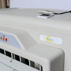 Охладитель-увлажнитель воздуха испарительный мобильный SABIEL MB70H с автоподачей воды и гигростатом 24