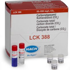 Кюветный тест Hach LCK388 для определения карбоната/двуокиси углерода 55–550мг/л CO₂
