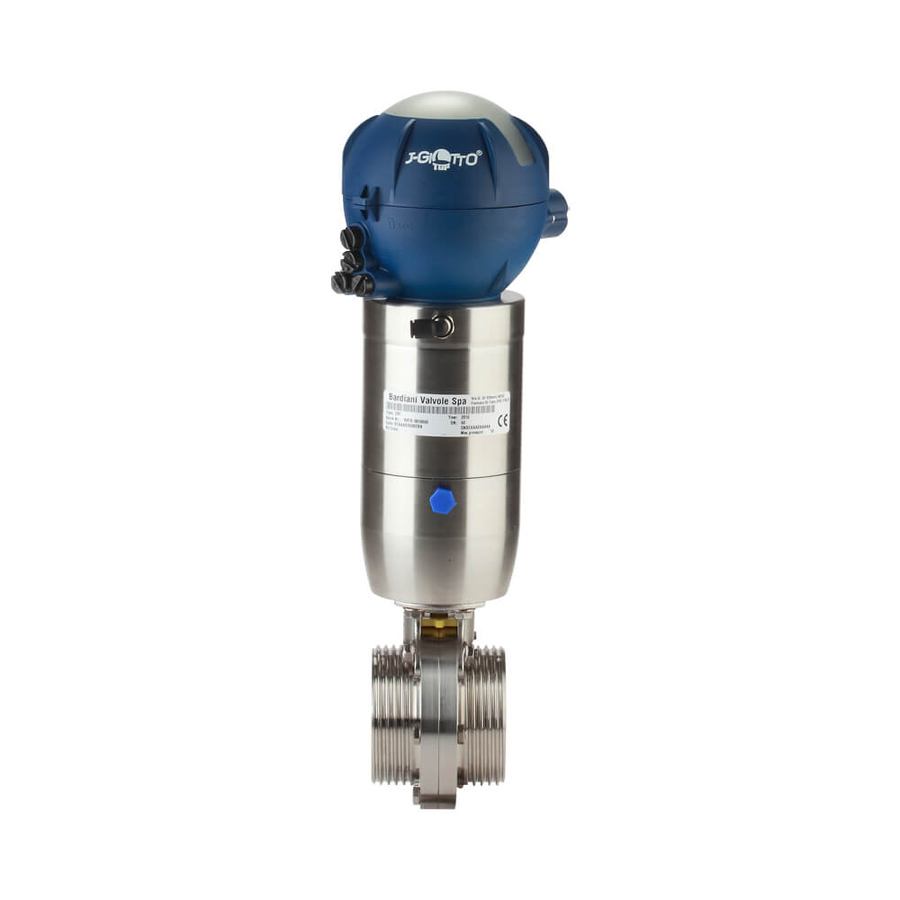 Пневматические дисковые поворотные клапаны «бабочка» Bardiani ZVF (3) Пневматические дисковые поворотные клапаны «бабочка» Bardiani ZVF 4