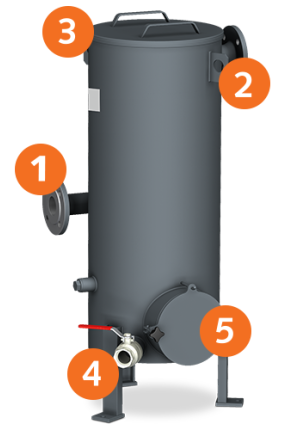 Корпусы фильтров Busch STF 0100–1000 2