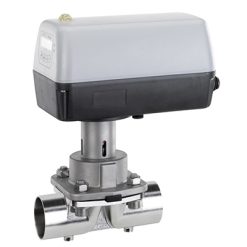 Асептический металлический мембранный клапан с электроприводом GEMU 648