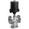 Металлический седельный регулировочный клапан с пневмоприводом GEMU 352 2