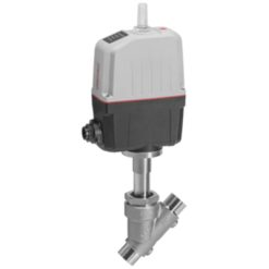 Металлический седельный регулировочный клапан с электроприводом GEMU 543 eSyStep