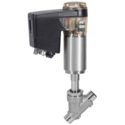 Металлический седельный регулировочный клапан с электроприводом GEMU 549 eSyDrive