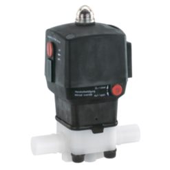 Пластиковый мембранный клапан с пневмоприводом GEMU 600HP