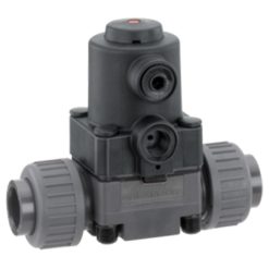 Пластиковый мембранный клапан с пневмоприводом GEMU 610