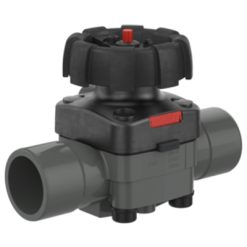 Пластиковый мембранный клапан с ручным управлением GEMU R677