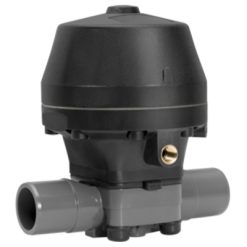 Пластиковый мембранный клапан с пневмоприводом GEMU R690