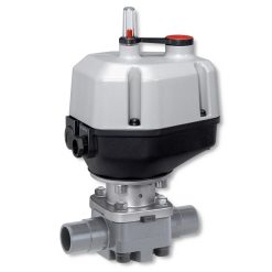 Пластиковый мембранный клапан с электроприводом GEMU 693